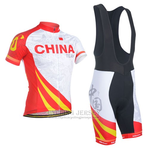 2014 Cycling Jersey Monton Champion China Short Sleeve and Bib Short